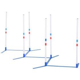 Dog Weave Pole Set, Agility Starter Kit for Outdoor Exercise Training