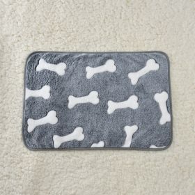 For Common Dogs Blanket Non-slip Seat Cushion (Option: Bone-40x60cm)